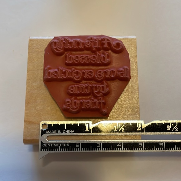 Birdhouse Rubber Stamp, Friendship Stamp, Card Making Stamps, Vintage 1990s - Picture 4 of 7